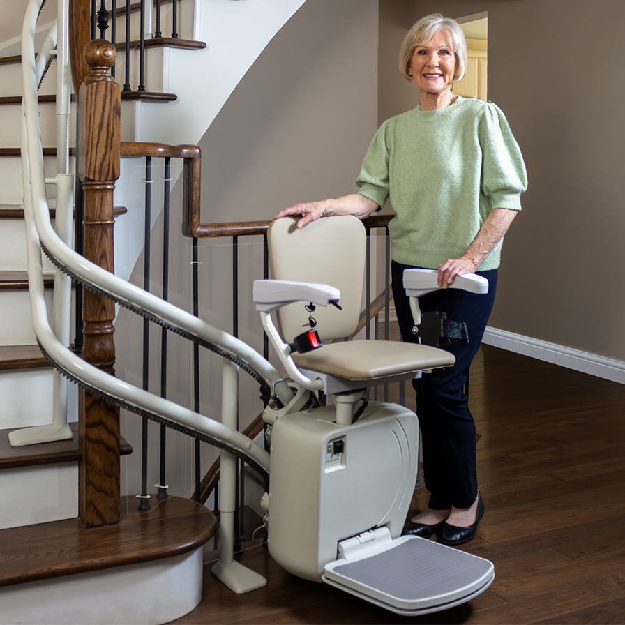 Stairfriend 23 curved stairlift